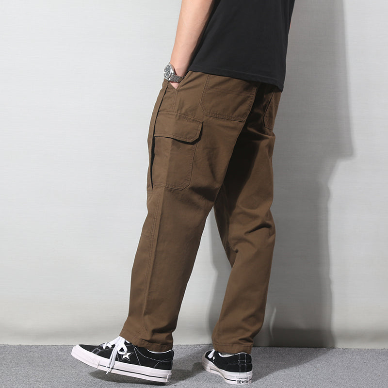 Japanese Style Retro Fashion Brand Multi-pocket Cargo Pants Male