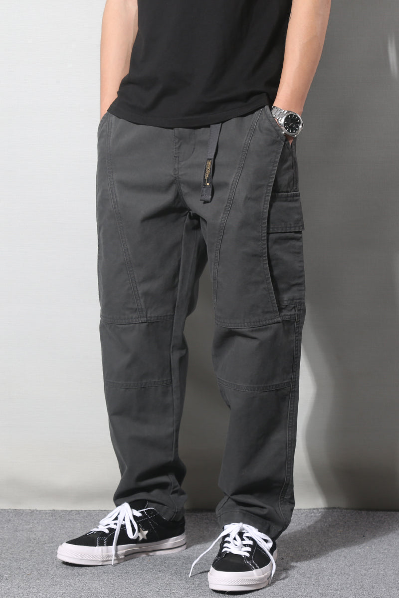 Japanese Style Retro Fashion Brand Multi-pocket Cargo Pants Male