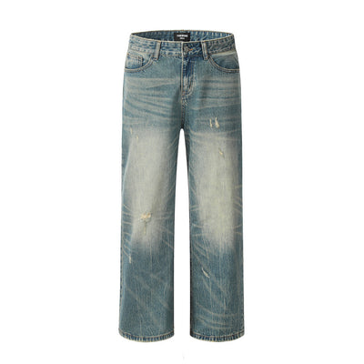 Retro Distressed Jeans For Men