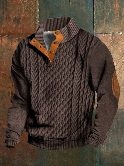 European And American Men's Sweater 3D Digital Series Printing