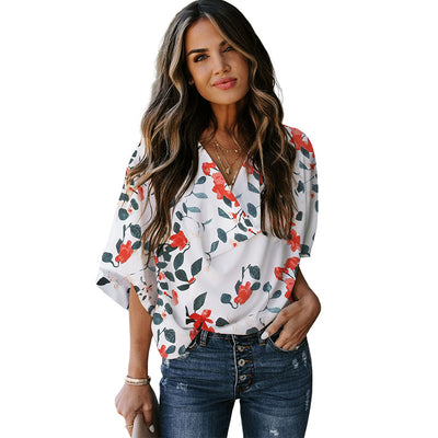 Printed Fashion Tops Women's Loose