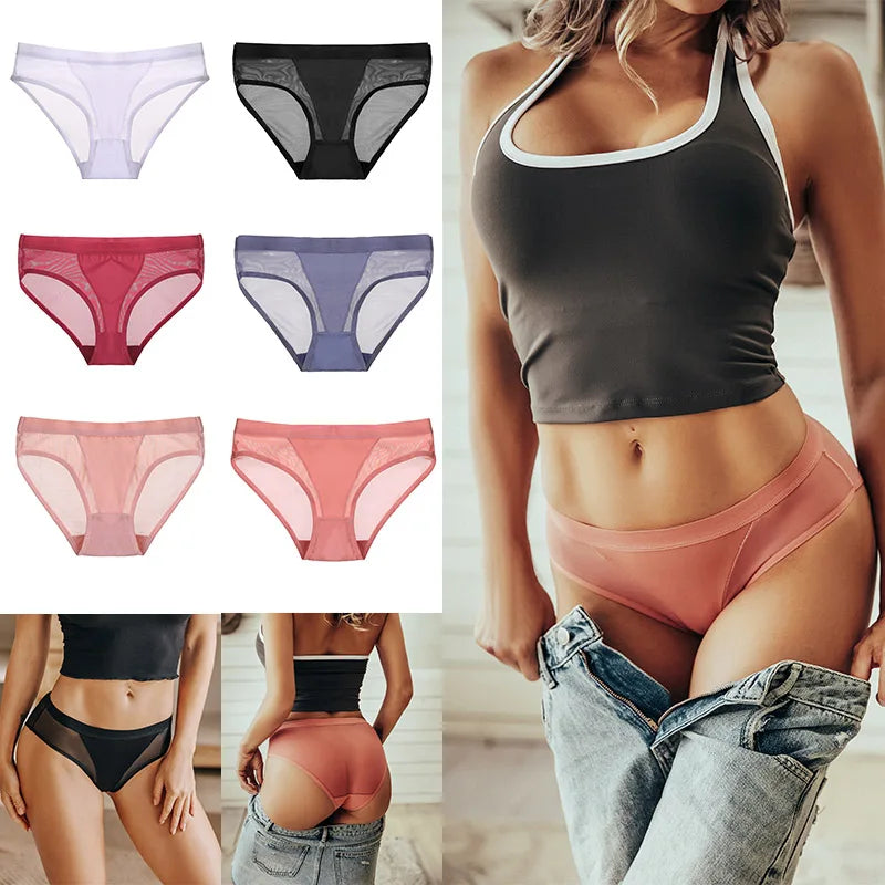 Sexy Panties Underwear Women Lace Panties Lingerie Seamless Underpanties Female Briefs Perspective Woman Panties Intimate Pantys