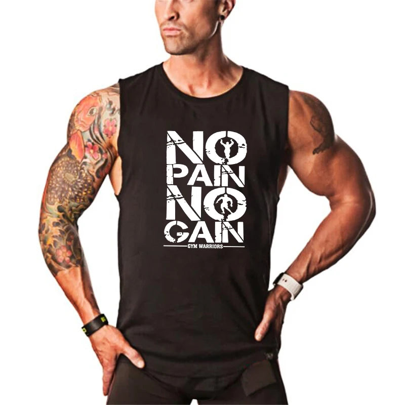 Fitness Men Tank Top Bodybuilding Stringers Tank Tops Singlet Brand gyms Clothing cotton Sleeveless Shirt muscle tops