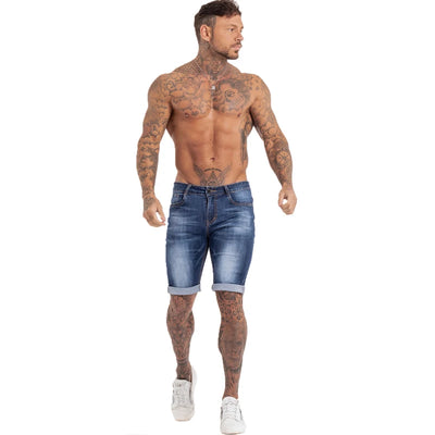 Mens Shorts Summmer Fitness Shorts Elastic Waist Ripped Summer Jeans Shorts for Men Casual Streetwear Dropshipping EU Size dk09