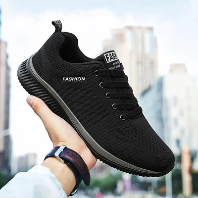 Large Size Summer Breathable Sport Shoes Men Sneakers Women Running Shoes Men Sports Shoes for Men Black Walk Athletic GME-0266