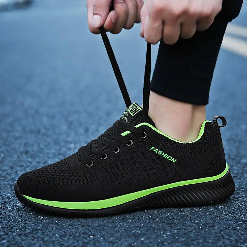 Large Size Summer Breathable Sport Shoes Men Sneakers Women Running Shoes Men Sports Shoes for Men Black Walk Athletic GME-0266