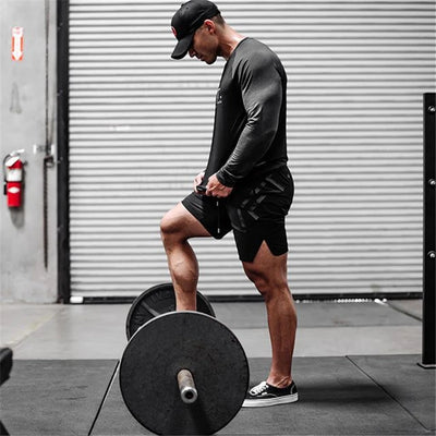 New Summer Men Gym Shorts Fashion Brand Slim Fitness Bodybuilding Short Pants Mens Shorts Elastic Waist Sportswear Shorts