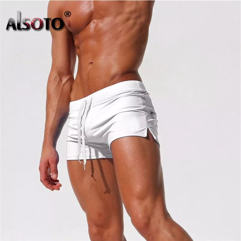 2023 Summer Sexy New Beach Shorts Men swimsuit Casual Mens Shorts Gyms sunga Swimwear Boardshorts Joggers Trunks mayo homme