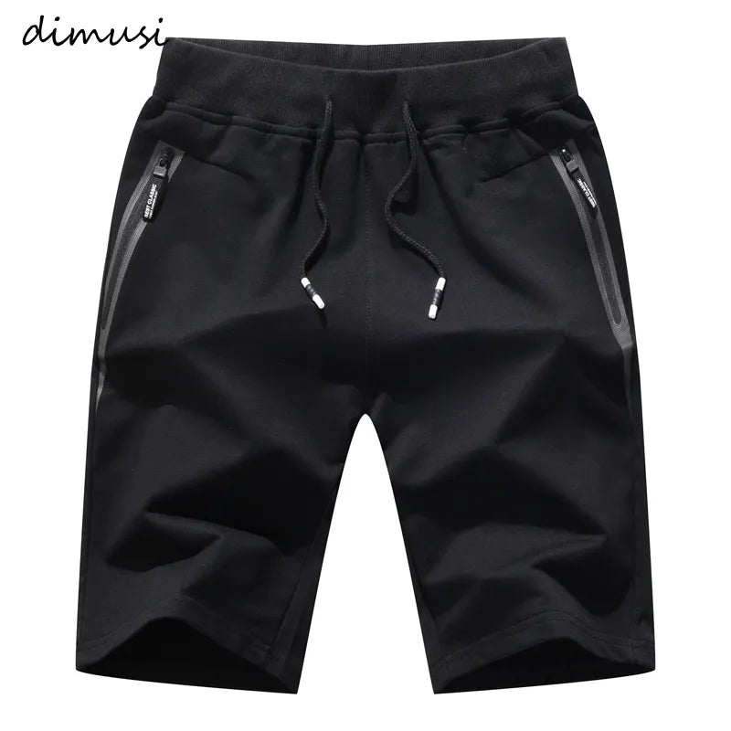 DIMUSI Mens Shorts Summer Casual Male Cotton Breathable Beach Shorts Mens Elastic Waist Jogger Shorts Brand Clothing 5XL,YA791