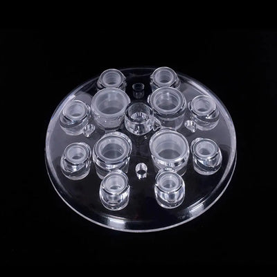 100 PCS Plastic Disposable Microblading Tattoo Ink Cups S/M/L Permanent Makeup Pigment Clear Holder Container Cap