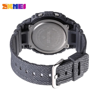 SKMEI Outdoor Sport Watch Men Digital Watch 5Bar Waterproof Alarm Clock Cowboy Military Fashion Watches relogio masculino 1471