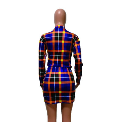 ANJAMANOR Plaid Women