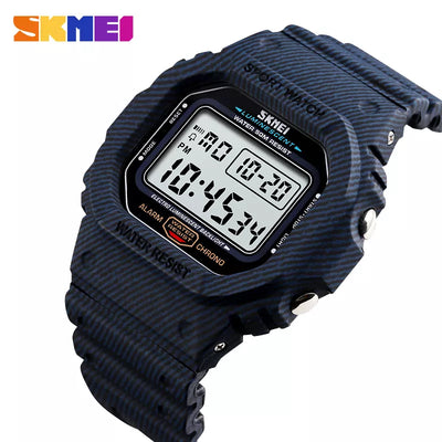 SKMEI Outdoor Sport Watch Men Digital Watch 5Bar Waterproof Alarm Clock Cowboy Military Fashion Watches relogio masculino 1471