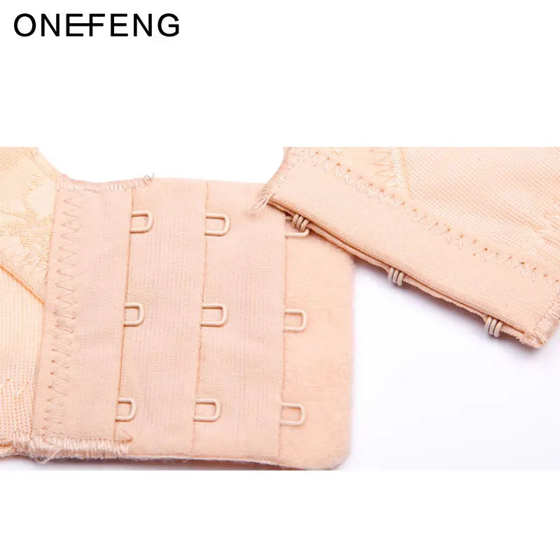 ONEFENG 6019 Mastectomy Bra for Breast Cancer Women Designed with Pockets Fill Silicone Boobs Prosthesis