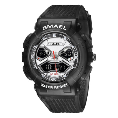 Double Display Digital Electronic Watch Men