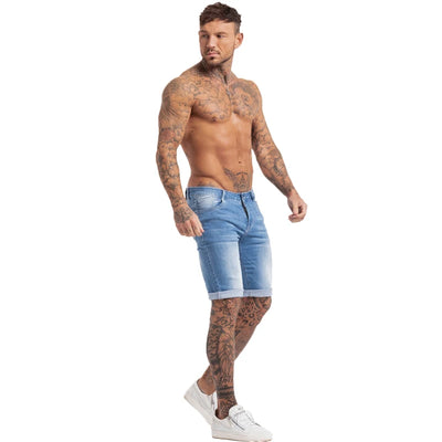 Mens Shorts Jeans Denim Shorts Black High Waist Ripped Summer Jeans Shorts For Men Brand Plus Size Casual Streetwear dk03