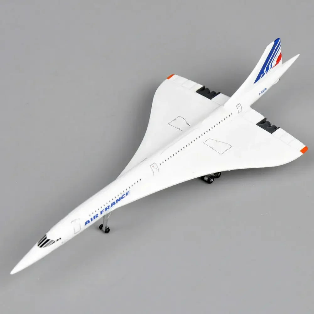 1/400 Concorde Air France Airplane Model 1976-2003 Airliner Alloy Diecast Air Plane Model Toys Collection Home Decor Miniatures