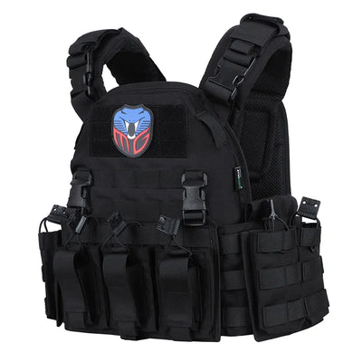 MGFLASHFORCE Military Tactical Vest Plate Carrier Hunting Swat Police Vest Molle Airsoft Army Combat Vest for Men