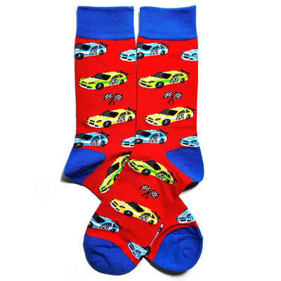 NEW Motorcycles electric cars go-karts bicycles car vehicle Cotton Crew Socks Happy Funny Men Socks