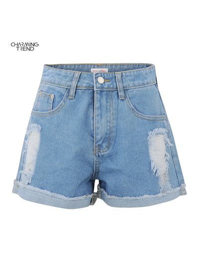 Women Jeans Shorts Summer Sexy Shorts Women Jeans Short Pants Hot Sale Denim Shorts Slim High Waist Jeans Shorts All-Match