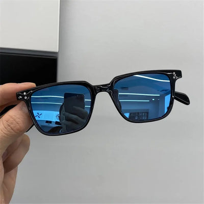 2024 Fashion Square Driver Sunglasses Men Vintage Shades Male Sun Glasses Brand Design Mirror Retro Oculos De Sol Masculino