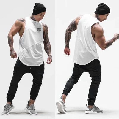 Muscle guys Bodybuilding Singlets Mens muscle shirt gym Tank Tops stringer Mens Vest fitness Men's Clothing hip hop tanktop