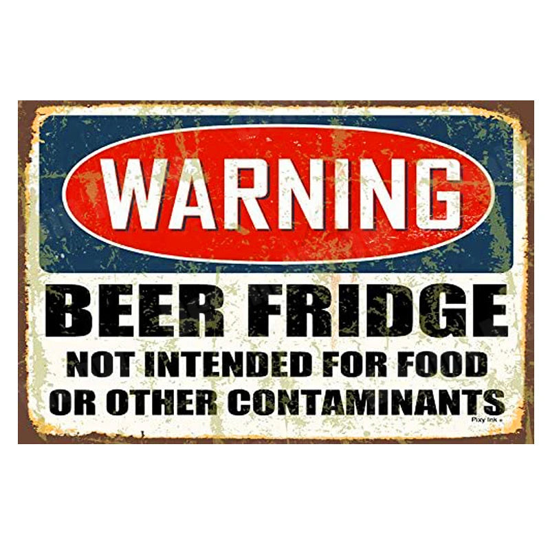 SAVE WATER DRINK BEER Tin Sign Alcohol Vintage Metal Sign Backyard Bar Retro Plaques Man Cave Pub Decor Bar Rules Iron Painting