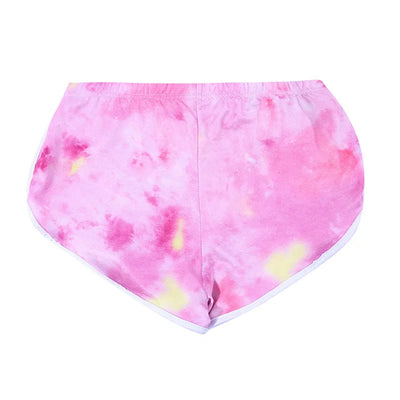 High Waist Sexy Short Pants Women 2023 Summer Tie Dye Printed Sports Hot Pants Fashion Casual Shorts Beach Female Clothing Y2k