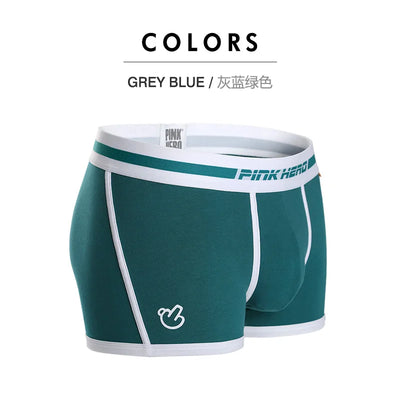 PINK HERO Fashion Men Shorts  Men Comfortable Cotton Underwear Boxer Briefs fancy underwear boxers for men boxer shorts