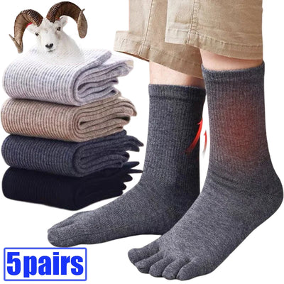 5pairs Solid Color Toe Socks Breathable Cotton Five Fingers Socks Sports Running Sweat Absorbent Antibacterial Ankle Crew Socks