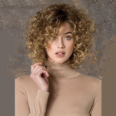 High-temperature Fiber Fluffy Short Curly Hair