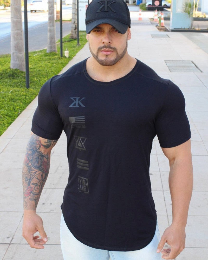 Slim Fit Training Casual Crew Neck Short Sleeve Breathable T-Shirt