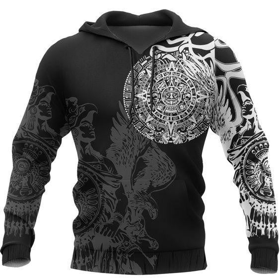 European Code Fashion 3D Digital Viking Printed Hoodie