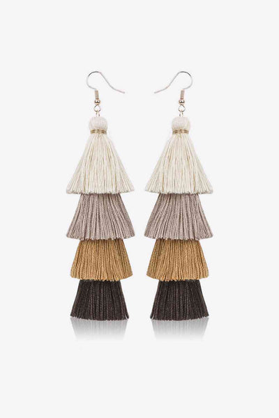 Layered Tassel Earrings