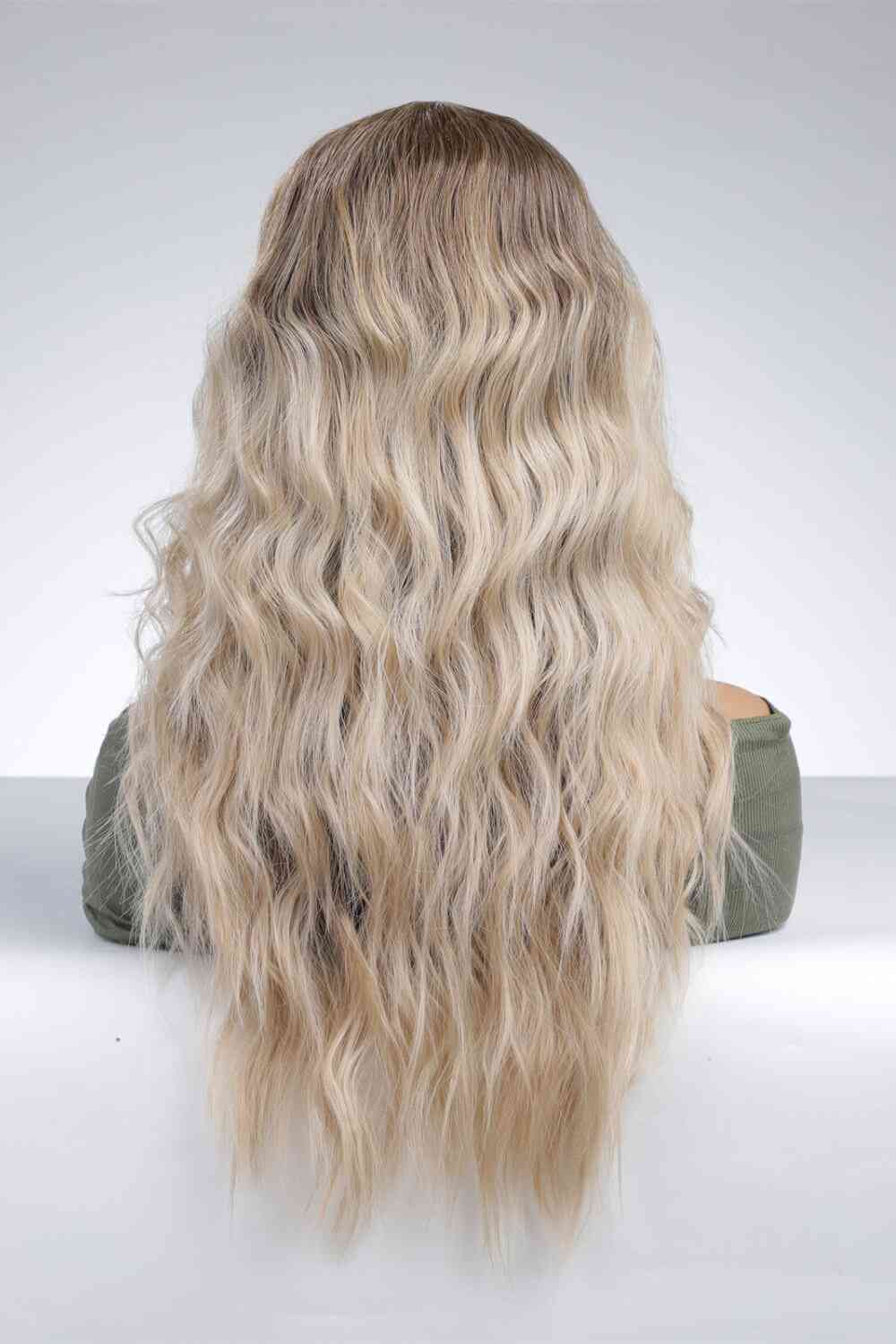 13*2" Lace Front Wigs Synthetic Long Wave 24'' 150% Density