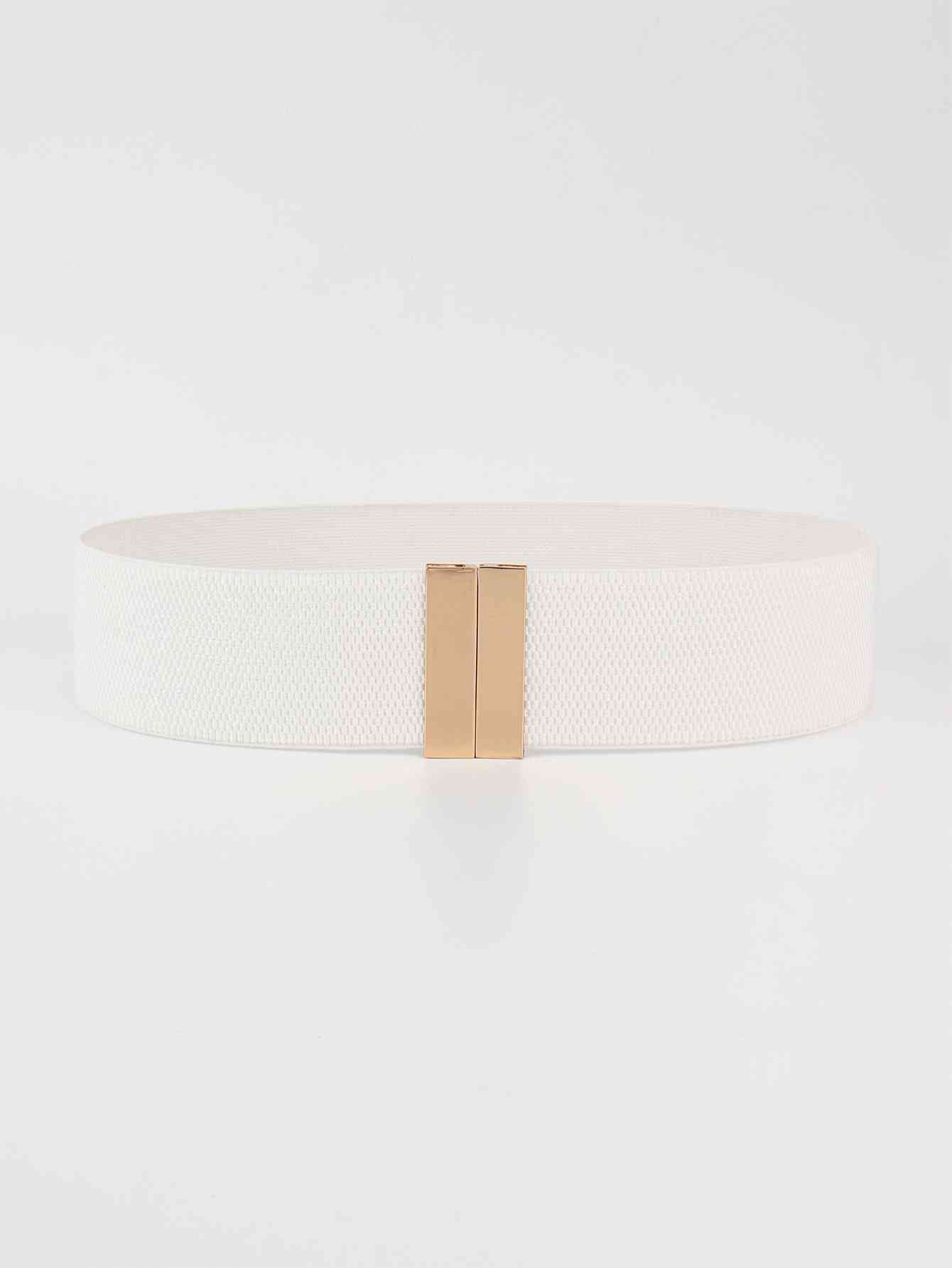 Alloy Buckle Elastic Belt