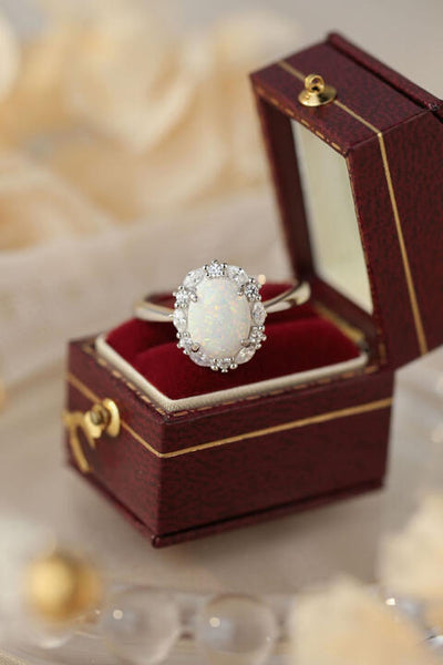 Opal 925 Sterling Silver Ring