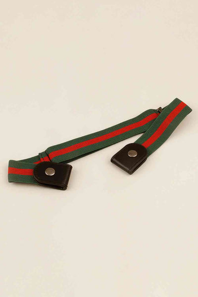 PU Elastic Snap Closure Belt