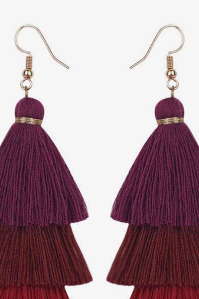 Layered Tassel Earrings