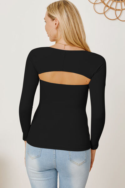 Cutout Raglan Sleeve Bolero and Tube Top